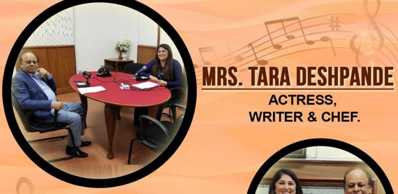 #IBG President Mr. Vikash Mittersain in conversation with Mrs. Tara Deshpande, Actress, Writer & Chef