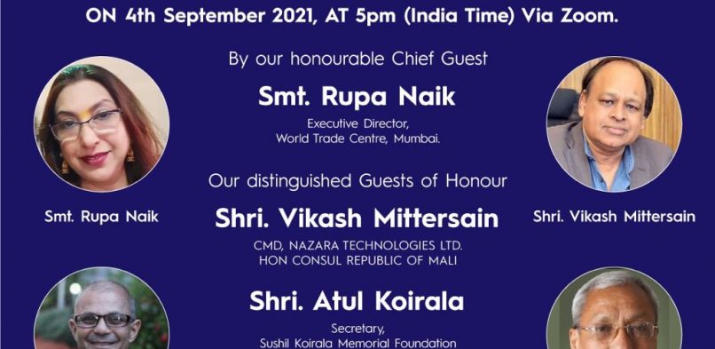 Mr Vikash Mittersain invited as Guest of Honour for the Inaugural ceremony –  Indo Nepal Virtual art exhibition