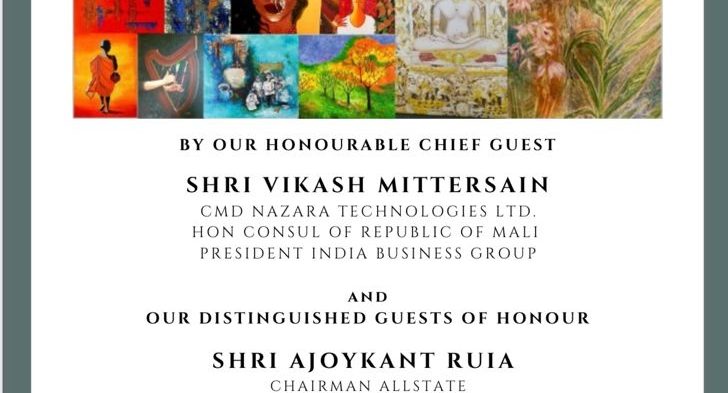 Mr. Vikash Mittersain invited as a Chief Guest for Inaugural Ceremony of Art Exhibition